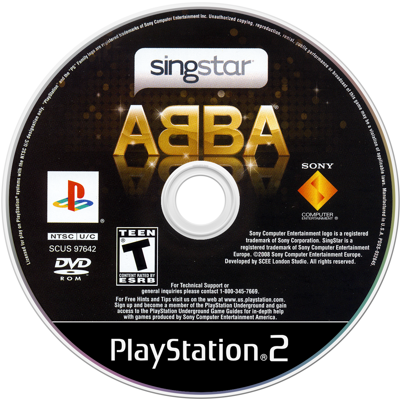 SingStar ABBA media 4 for Playstation 2